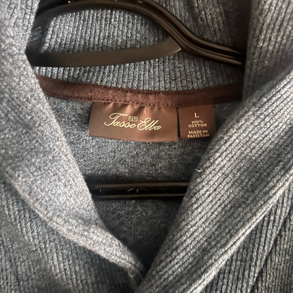 Tasso Elba Charcoal Knit Pullover